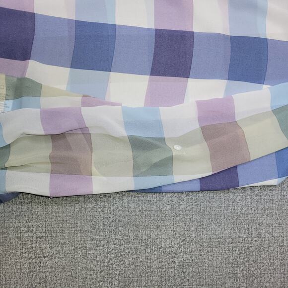 hilary radley blouse top women size small sheer button down - Picture 7 of 9